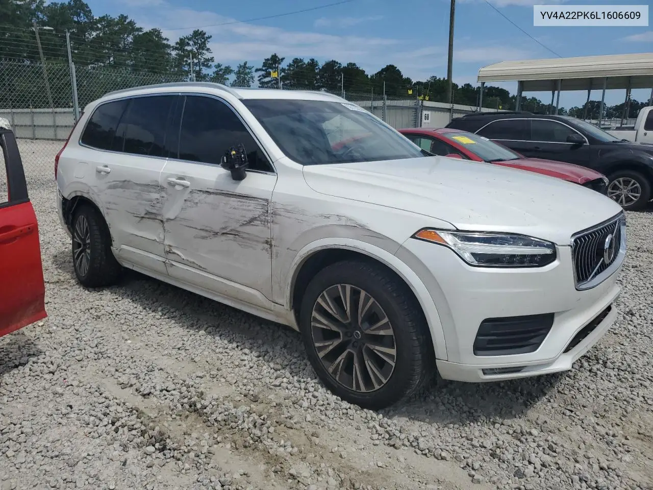 2020 Volvo Xc90 T6 Momentum VIN: YV4A22PK6L1606609 Lot: 63612035