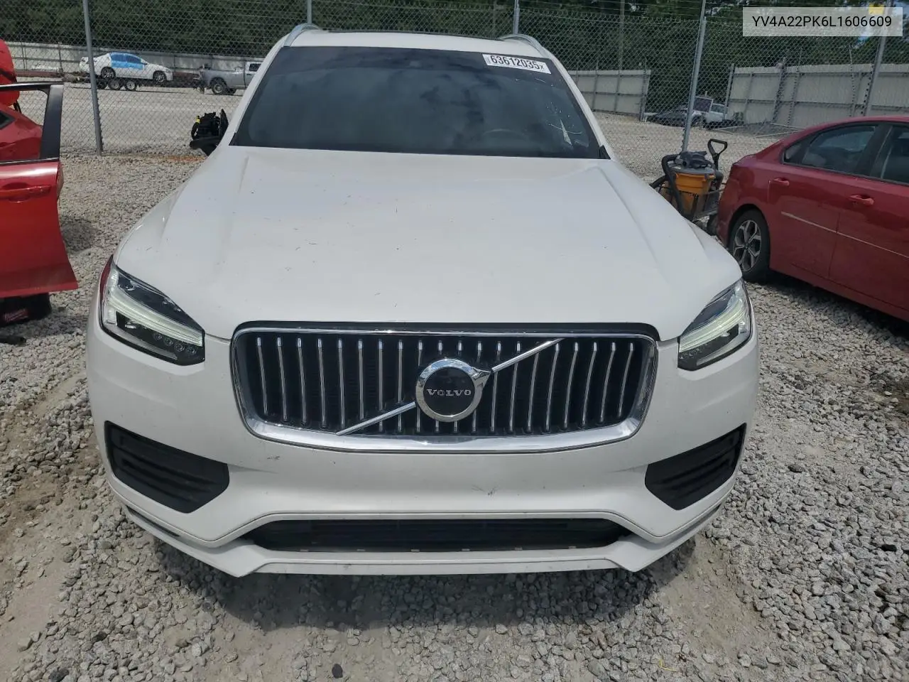 2020 Volvo Xc90 T6 Momentum VIN: YV4A22PK6L1606609 Lot: 63612035