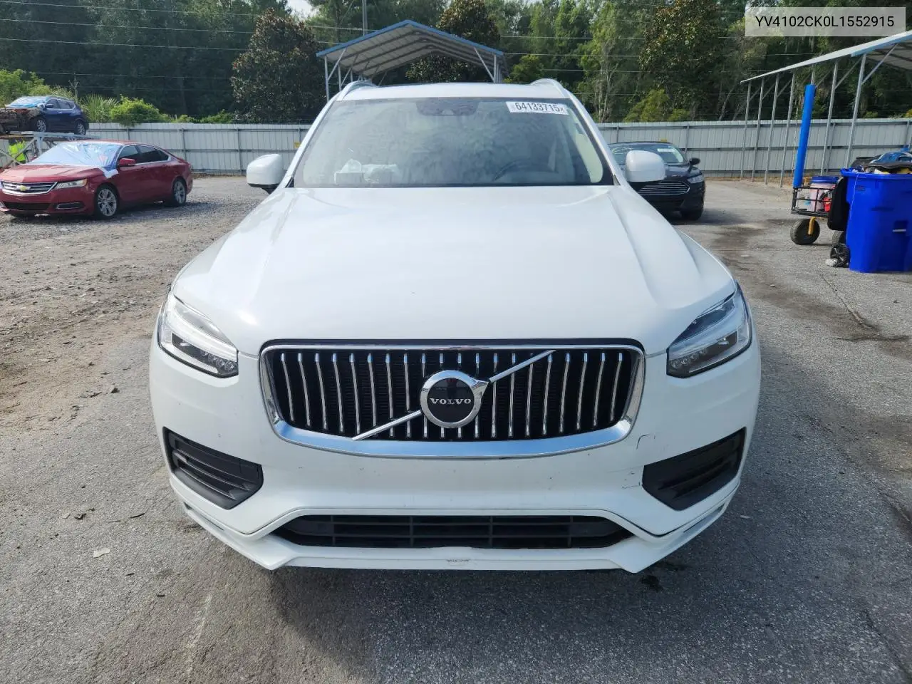 2020 Volvo Xc90 T5 Momentum VIN: YV4102CK0L1552915 Lot: 64133715