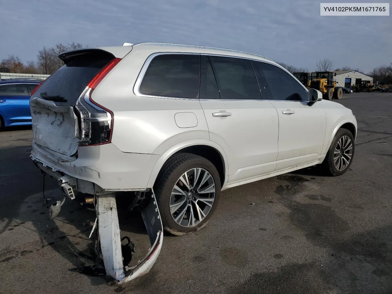 2021 Volvo Xc90 T5 Momentum VIN: YV4102PK5M1671765 Lot: 43359315