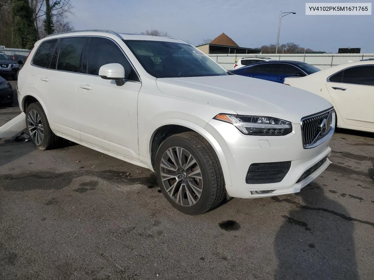 2021 Volvo Xc90 T5 Momentum VIN: YV4102PK5M1671765 Lot: 43359315