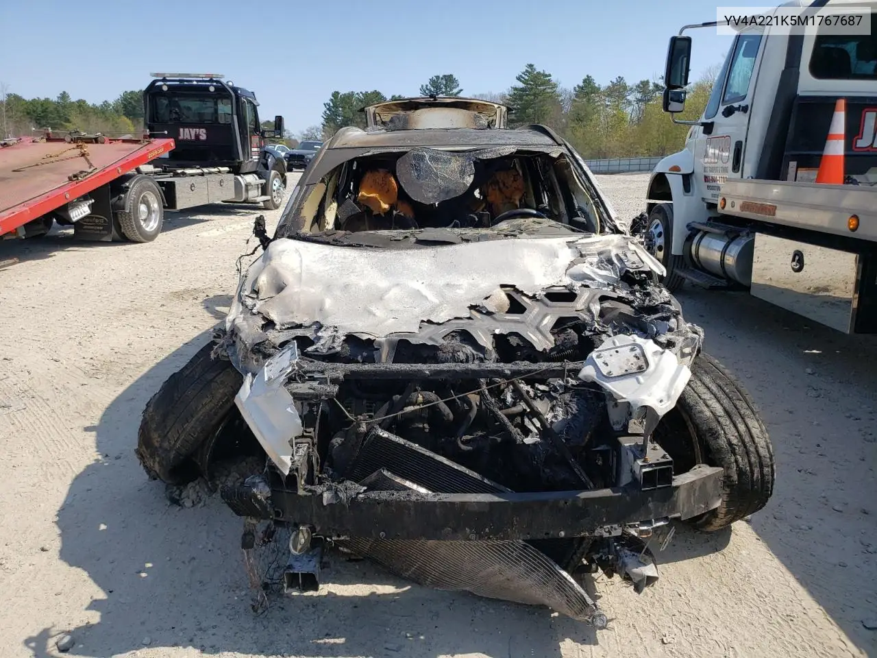 2021 Volvo Xc90 T6 Momentum VIN: YV4A221K5M1767687 Lot: 54561895