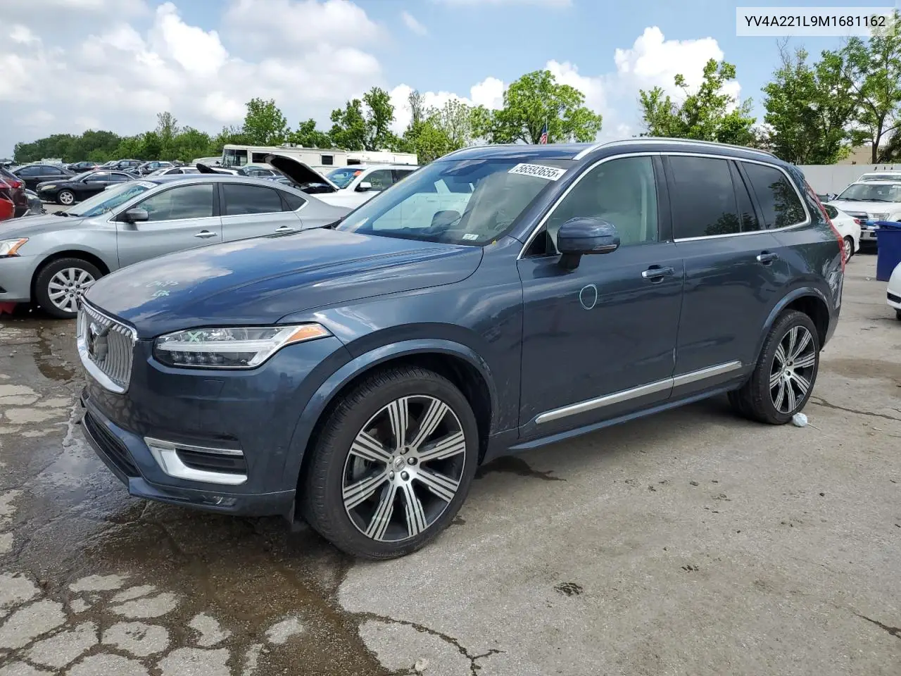 2021 Volvo Xc90 T6 Inscription VIN: YV4A221L9M1681162 Lot: 56593655