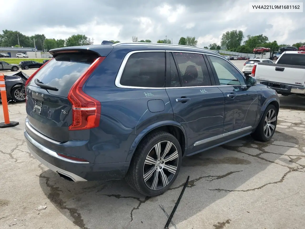 2021 Volvo Xc90 T6 Inscription VIN: YV4A221L9M1681162 Lot: 56593655