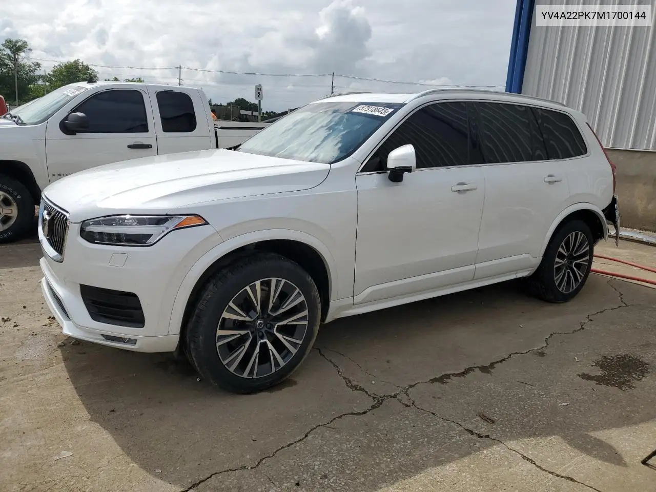 2021 Volvo Xc90 T6 Momentum VIN: YV4A22PK7M1700144 Lot: 57918645