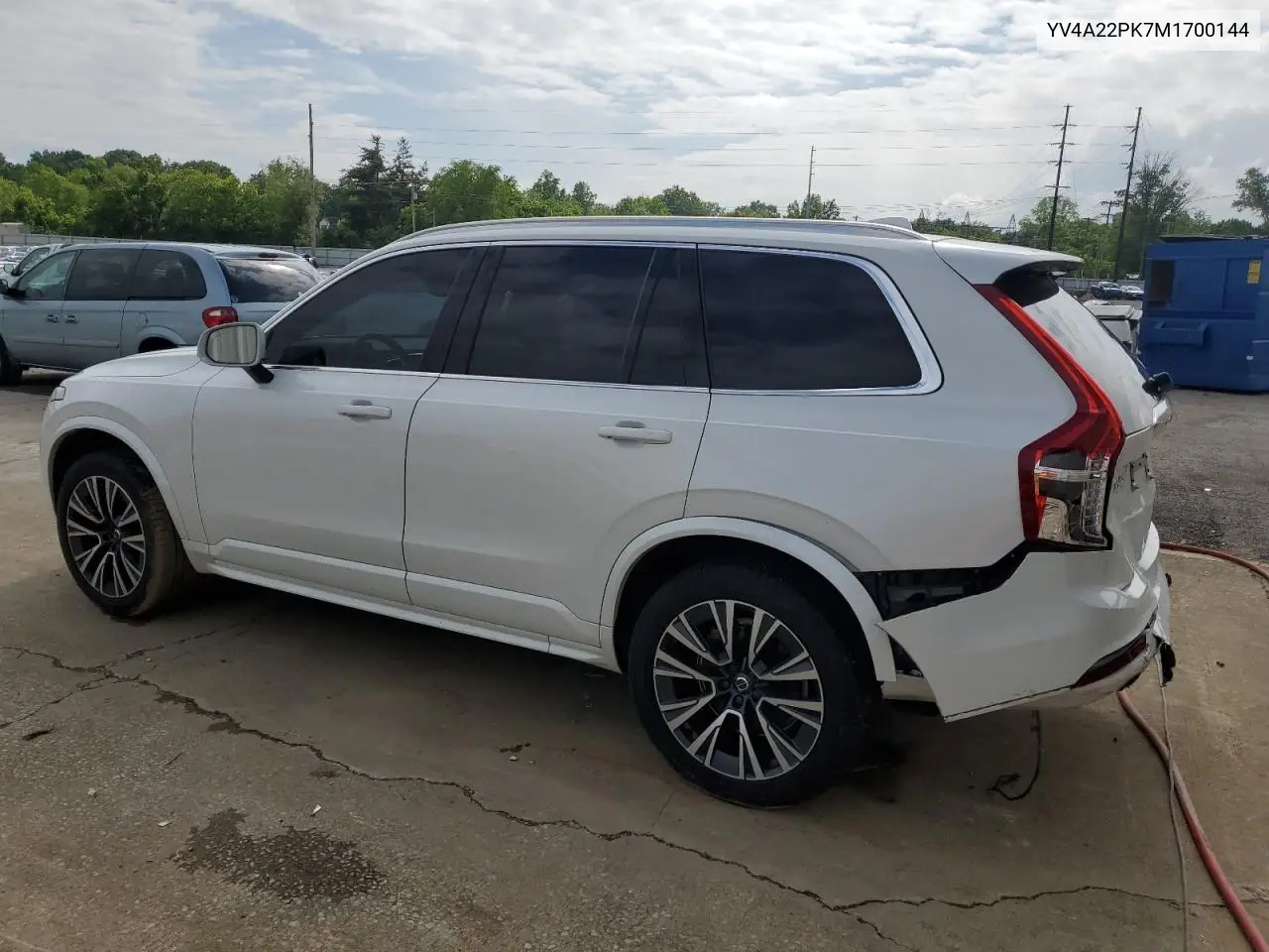 2021 Volvo Xc90 T6 Momentum VIN: YV4A22PK7M1700144 Lot: 57918645