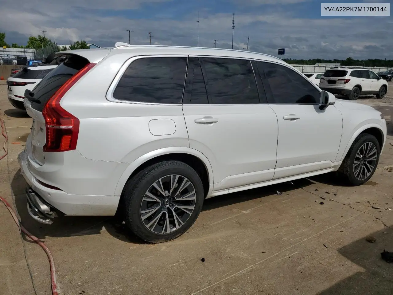 2021 Volvo Xc90 T6 Momentum VIN: YV4A22PK7M1700144 Lot: 57918645