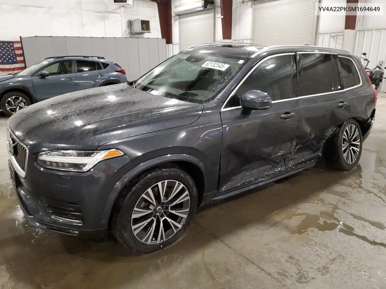 2021 Volvo Xc90 T6 Momentum VIN: YV4A22PK5M1694649 Lot: 62132545