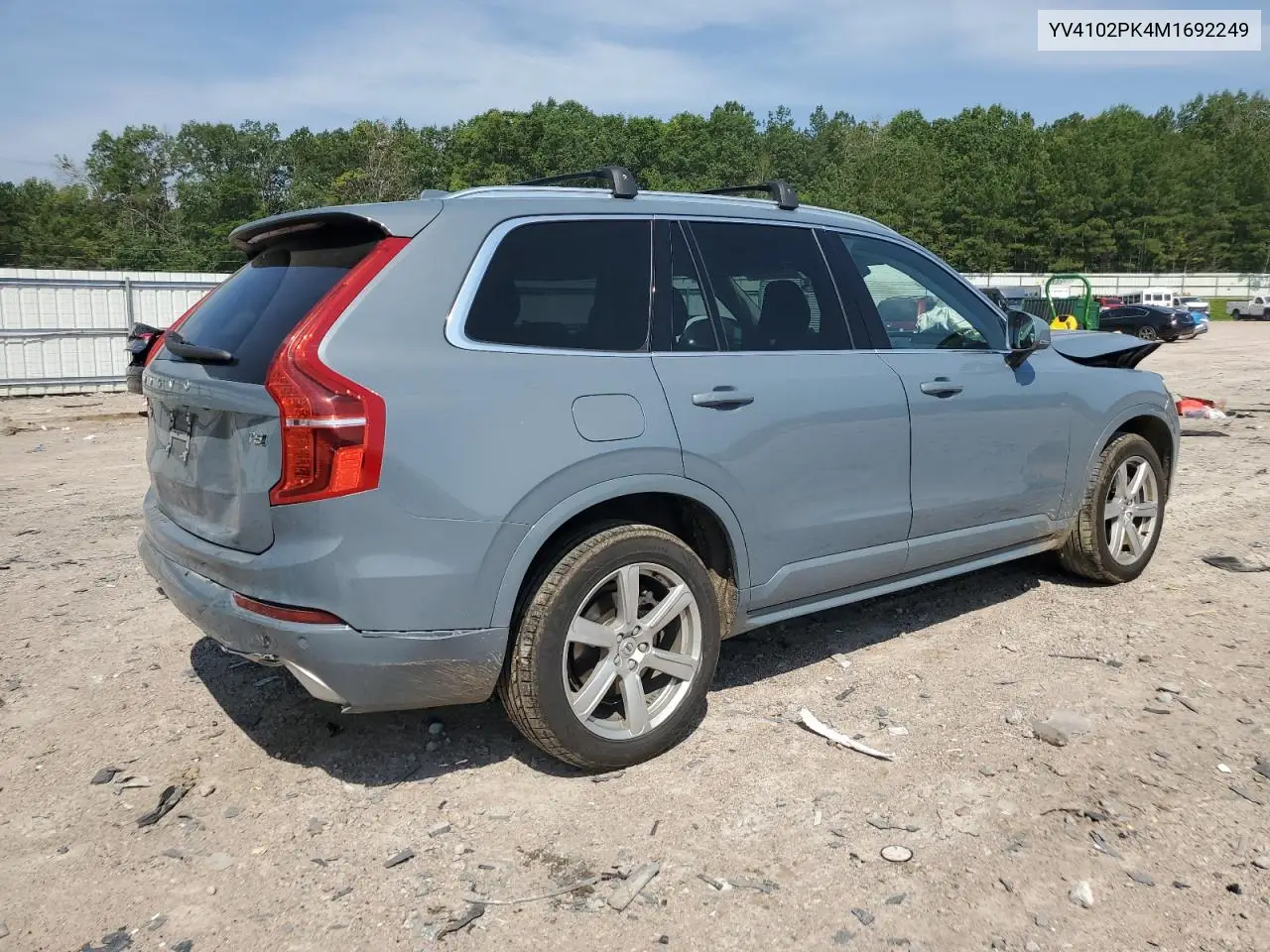 2021 Volvo Xc90 T5 Momentum VIN: YV4102PK4M1692249 Lot: 62261255