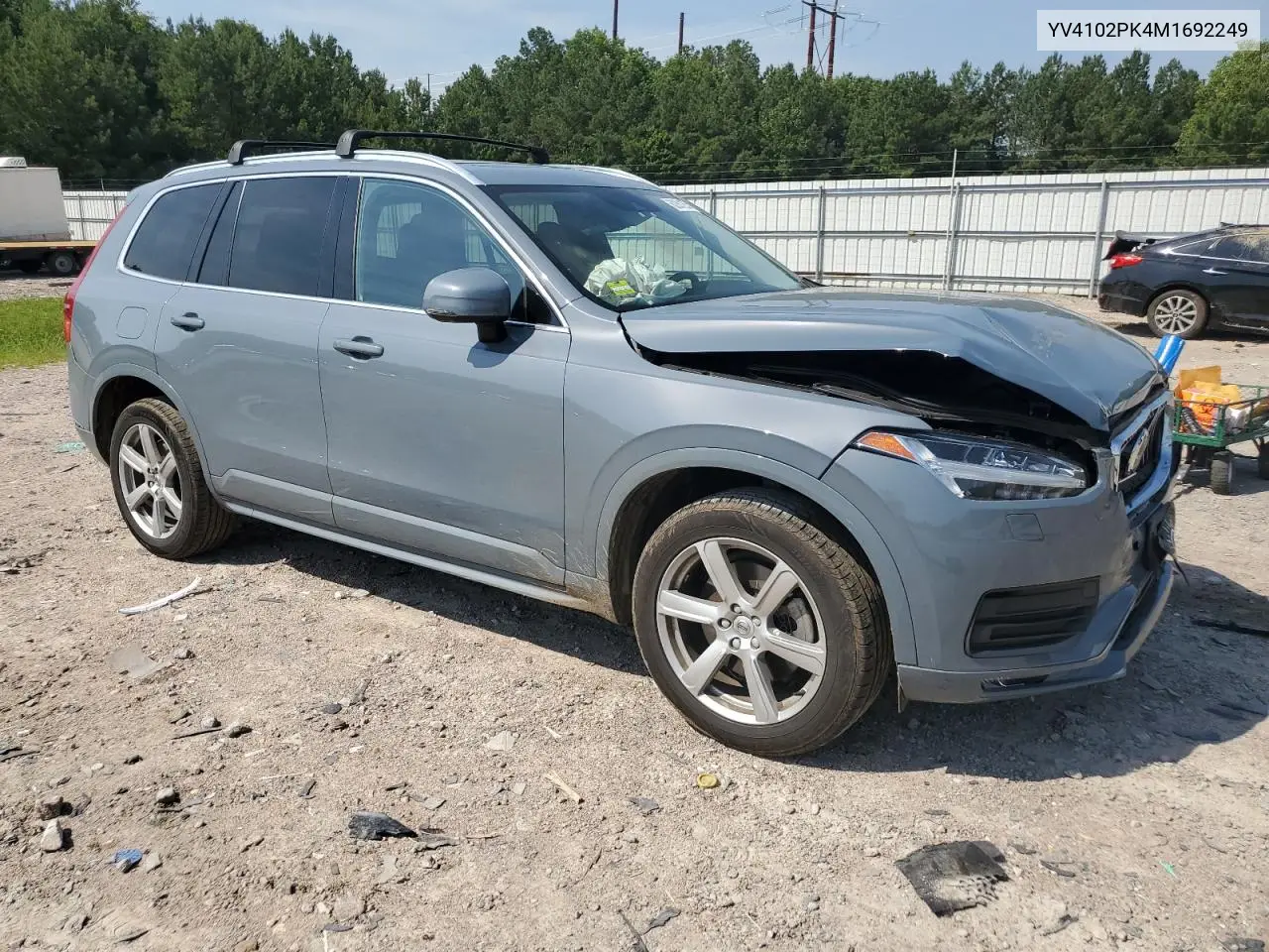 2021 Volvo Xc90 T5 Momentum VIN: YV4102PK4M1692249 Lot: 62261255