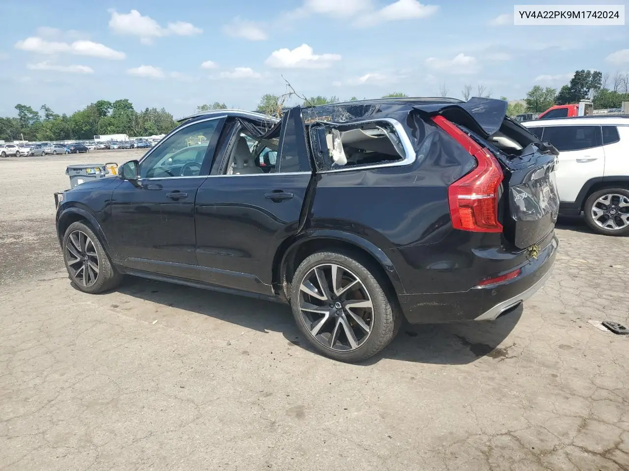 2021 Volvo Xc90 T6 Momentum VIN: YV4A22PK9M1742024 Lot: 62426885