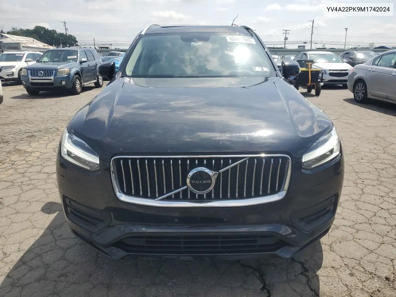2021 Volvo Xc90 T6 Momentum VIN: YV4A22PK9M1742024 Lot: 62426885