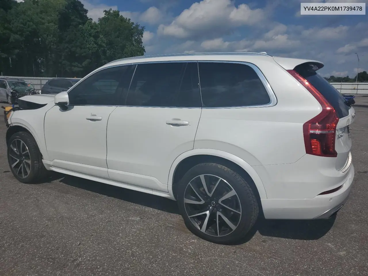 2021 Volvo Xc90 T6 Momentum VIN: YV4A22PK0M1739478 Lot: 63964205