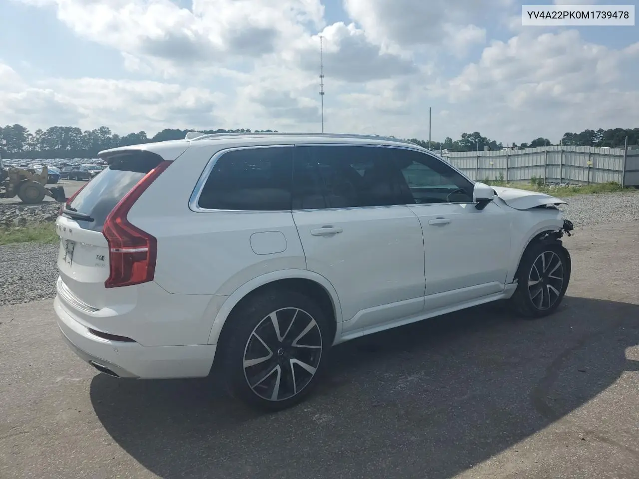 2021 Volvo Xc90 T6 Momentum VIN: YV4A22PK0M1739478 Lot: 63964205