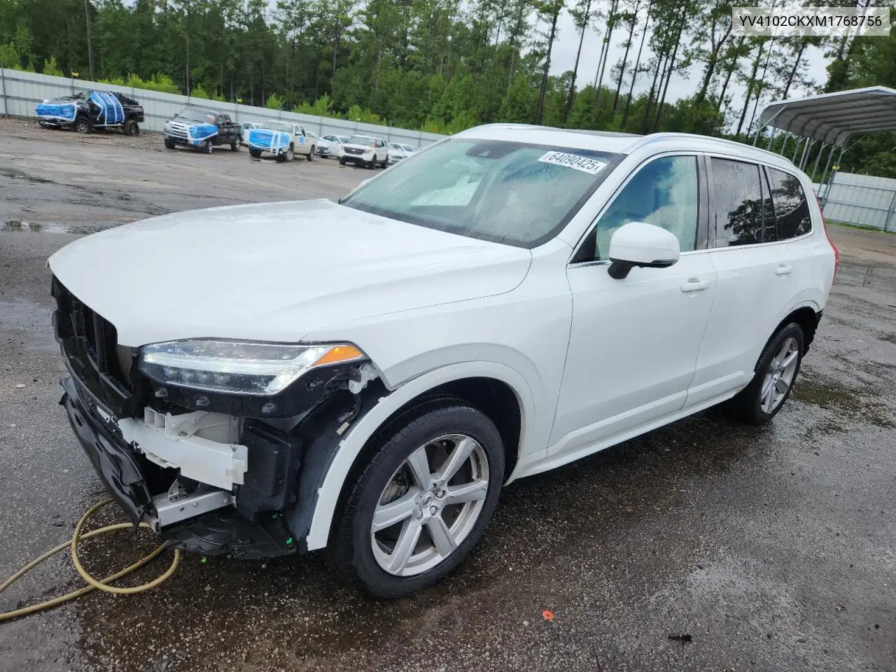 2021 Volvo Xc90 T5 Momentum VIN: YV4102CKXM1768756 Lot: 64090425