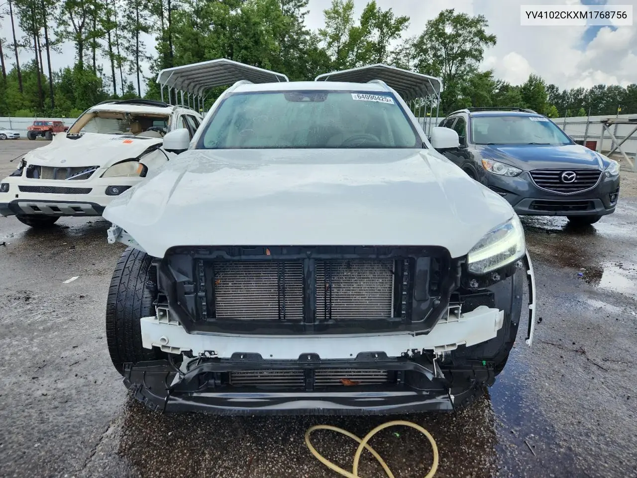 2021 Volvo Xc90 T5 Momentum VIN: YV4102CKXM1768756 Lot: 64090425
