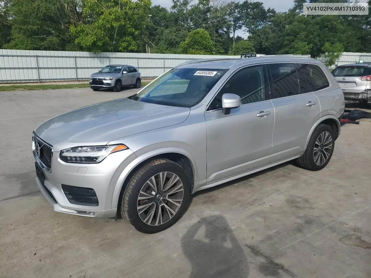 2021 Volvo Xc90 T5 Momentum VIN: YV4102PK4M1710393 Lot: 64555385