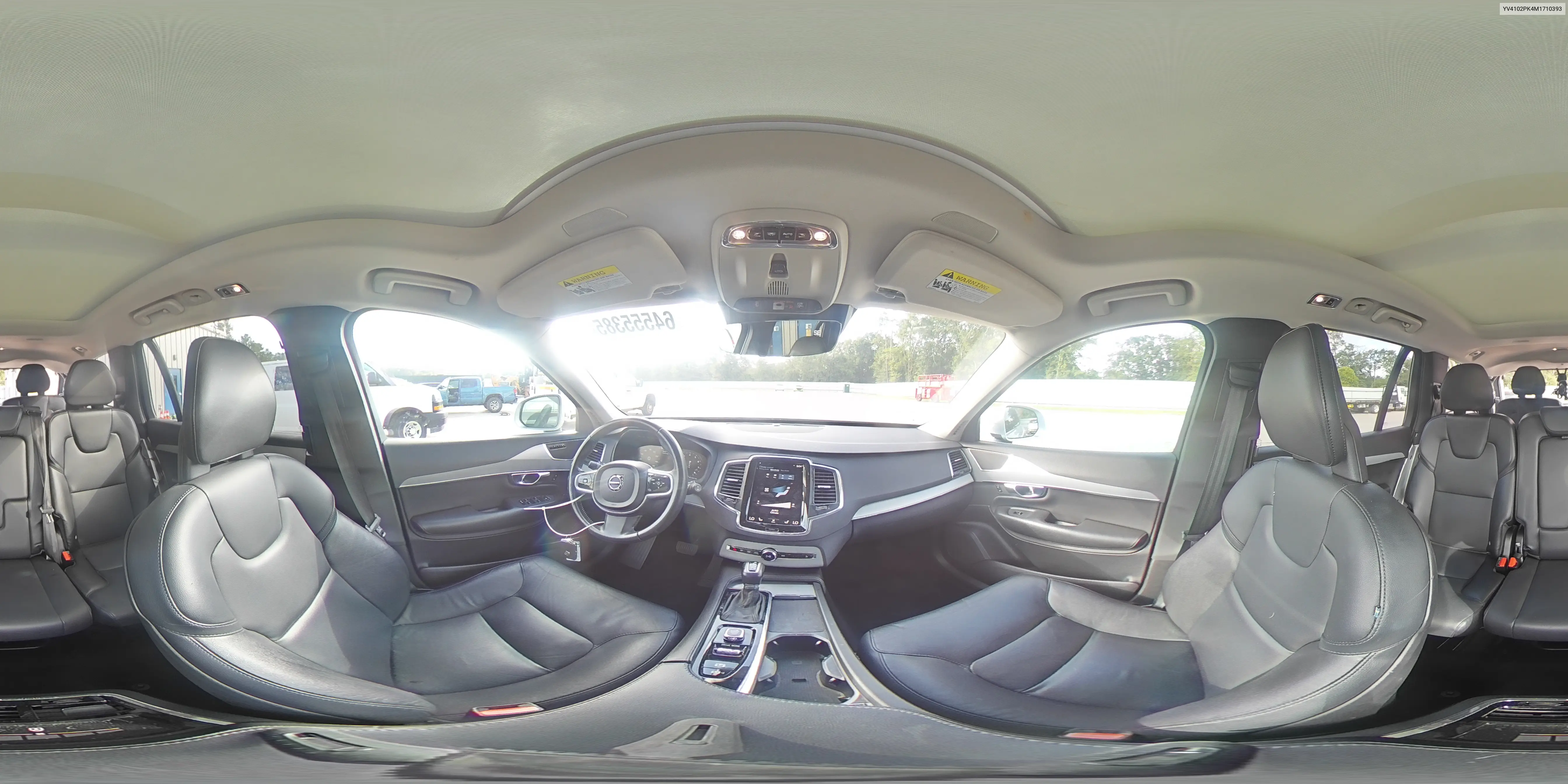 2021 Volvo Xc90 T5 Momentum VIN: YV4102PK4M1710393 Lot: 64555385