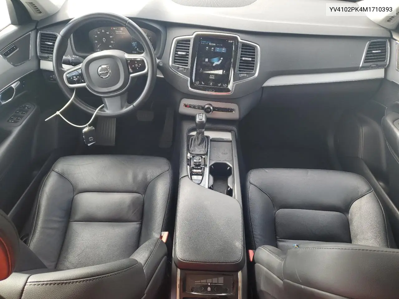 2021 Volvo Xc90 T5 Momentum VIN: YV4102PK4M1710393 Lot: 64555385