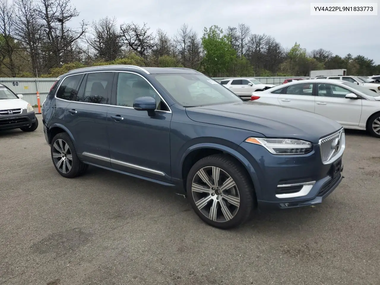 2022 Volvo Xc90 T6 Inscription VIN: YV4A22PL9N1833773 Lot: 56111825