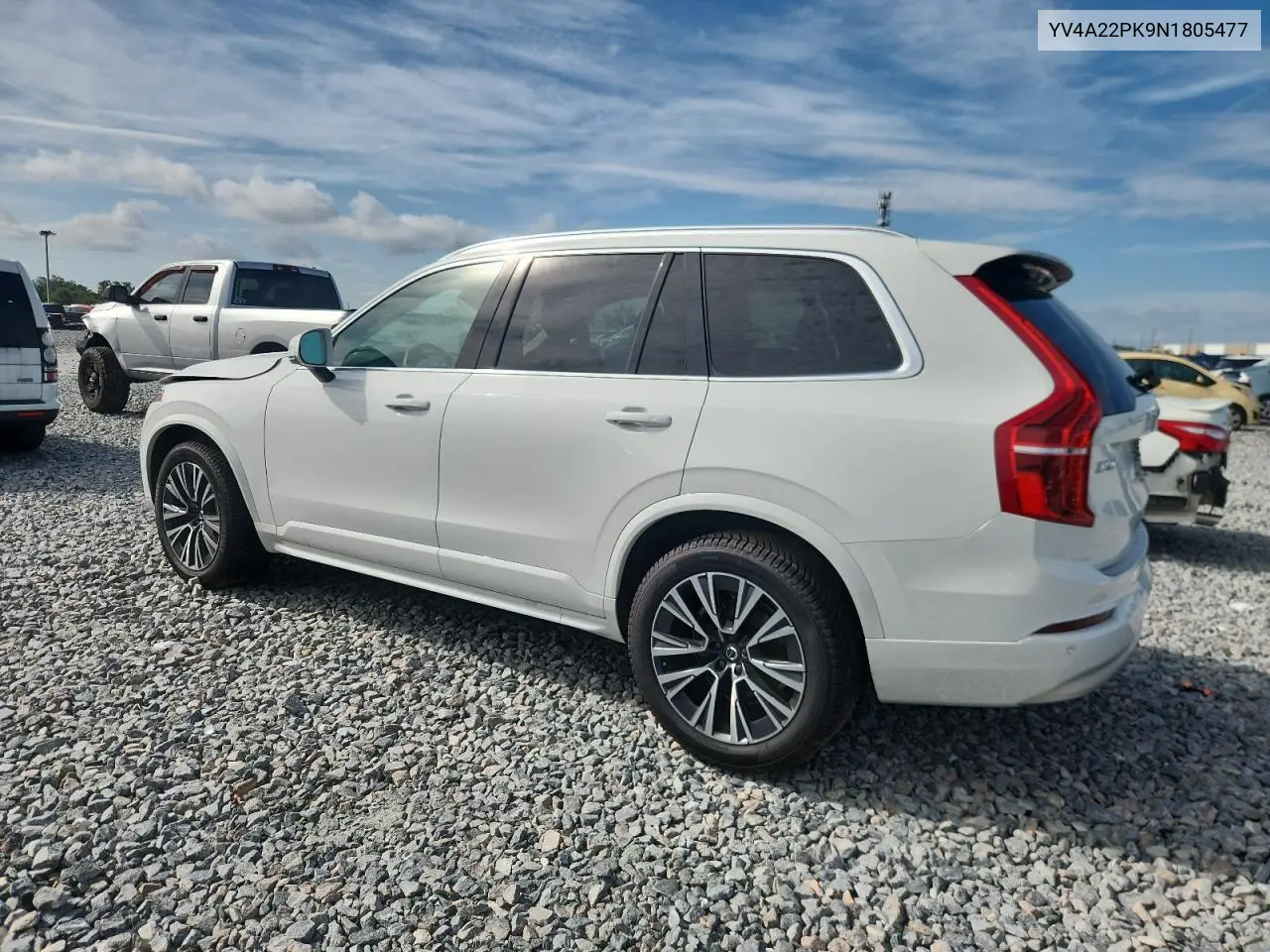 2022 Volvo Xc90 T6 Momentum VIN: YV4A22PK9N1805477 Lot: 59173805