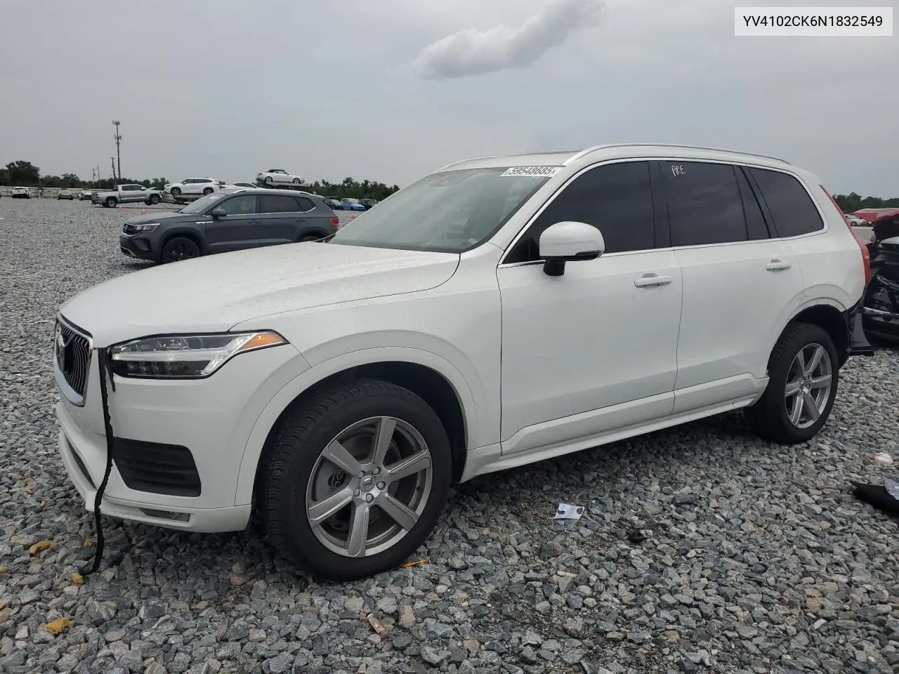 2022 Volvo Xc90 T5 Momentum VIN: YV4102CK6N1832549 Lot: 59548685