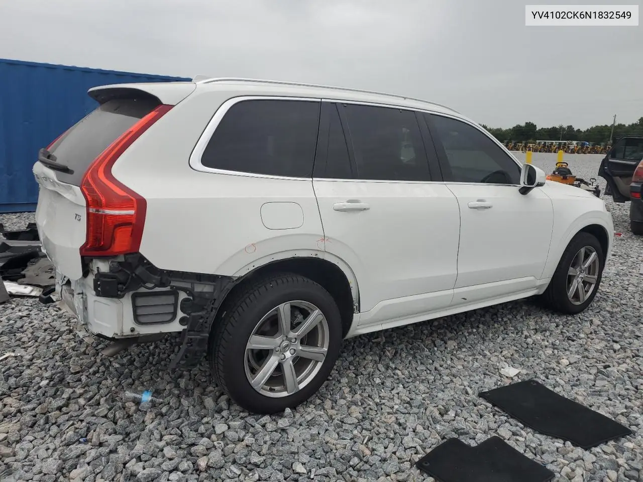2022 Volvo Xc90 T5 Momentum VIN: YV4102CK6N1832549 Lot: 59548685