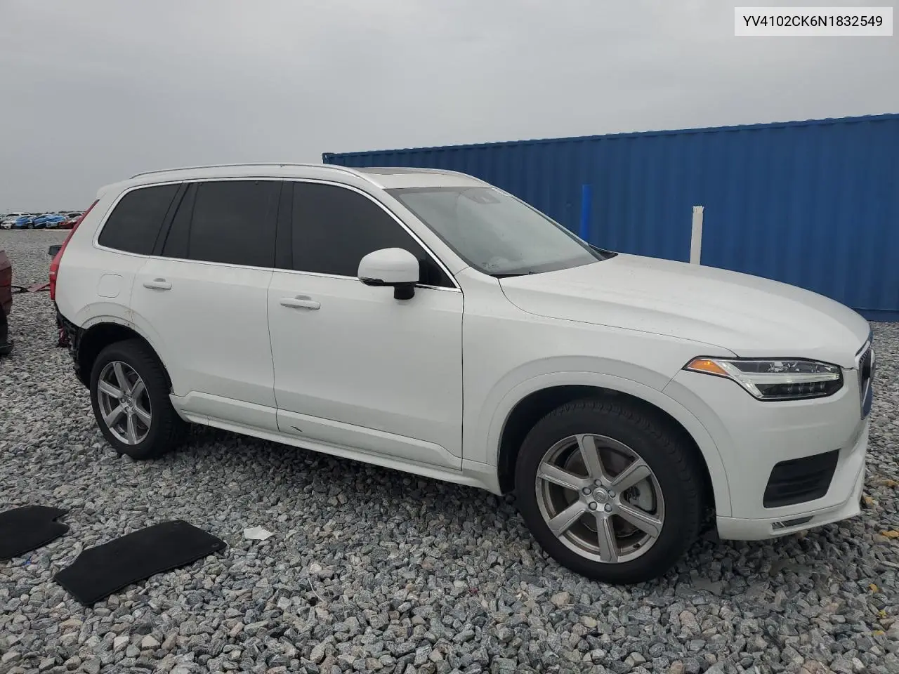 2022 Volvo Xc90 T5 Momentum VIN: YV4102CK6N1832549 Lot: 59548685