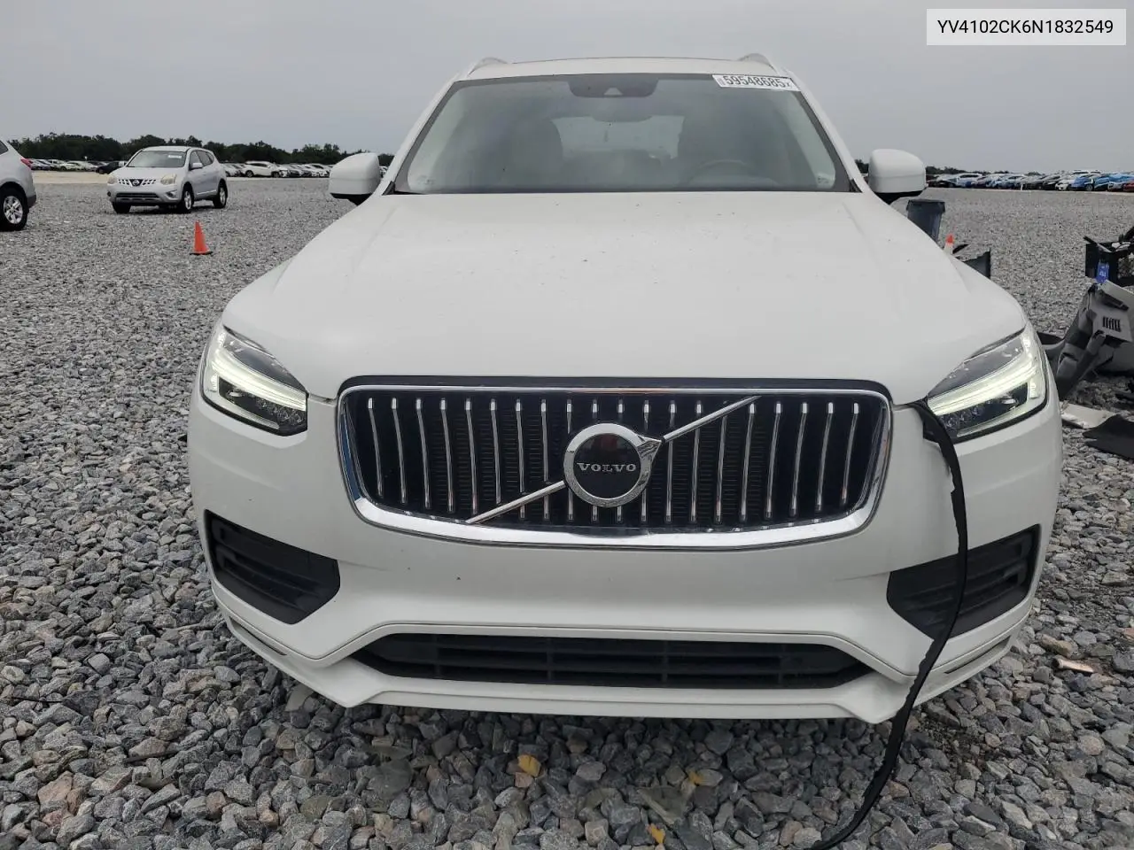 2022 Volvo Xc90 T5 Momentum VIN: YV4102CK6N1832549 Lot: 59548685