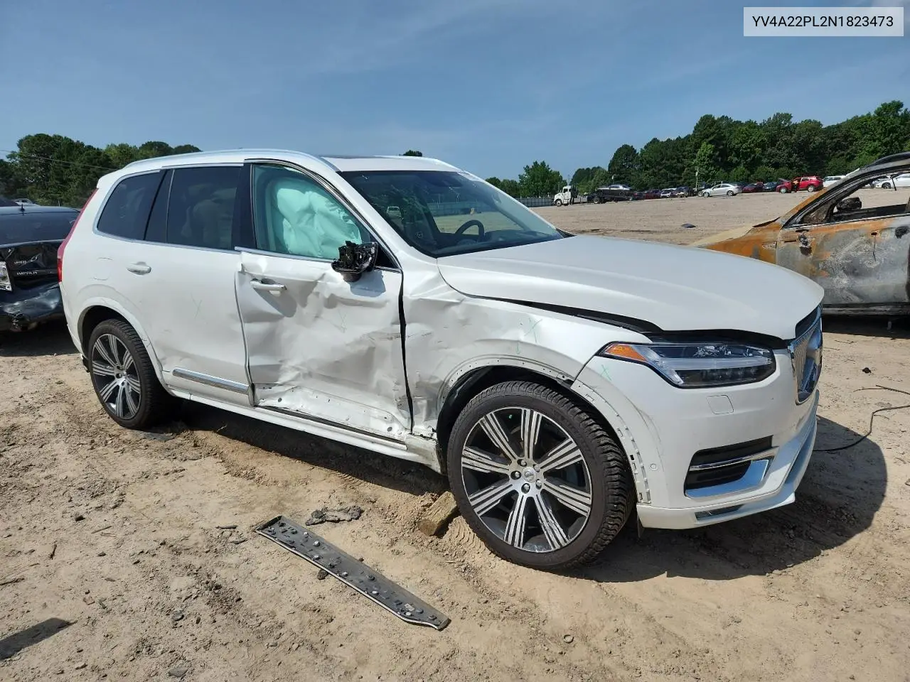2022 Volvo Xc90 T6 Inscription VIN: YV4A22PL2N1823473 Lot: 61167815