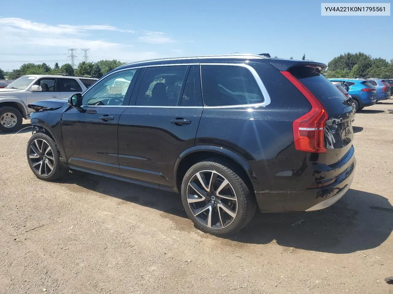 2022 Volvo Xc90 T6 Momentum VIN: YV4A221K0N1795561 Lot: 61743175