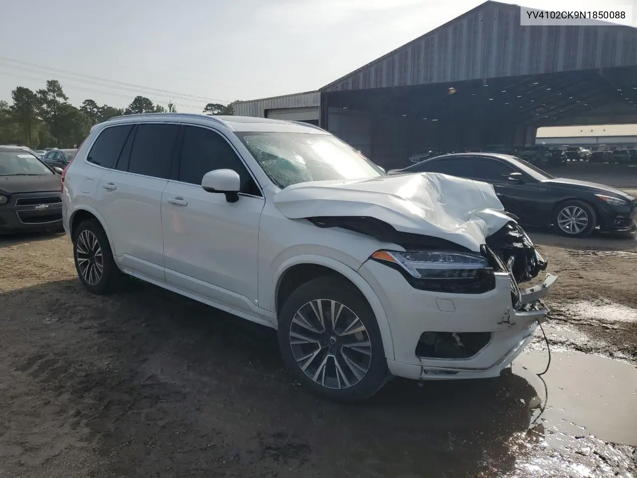 2022 Volvo Xc90 T5 Momentum VIN: YV4102CK9N1850088 Lot: 63163305