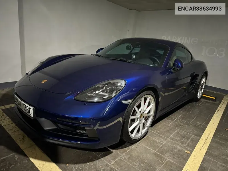718 Cayman 4.0 Gts VIN: ENCAR38634993 Lot: 38634993