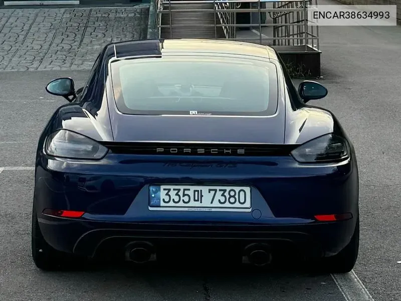 718 Cayman 4.0 Gts VIN: ENCAR38634993 Lot: 38634993