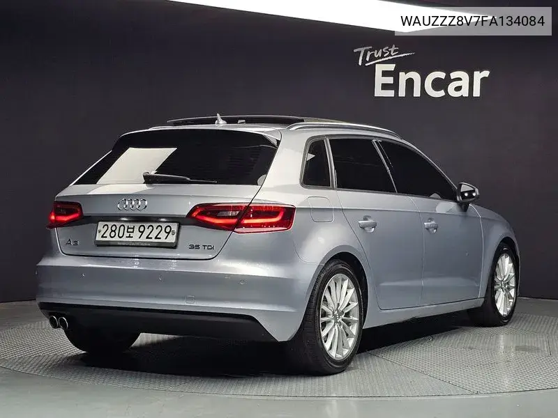 New A3 35 Tdi Dynamic Sportback 8V VIN: WAUZZZ8V7FA134084 Lot: 39960791