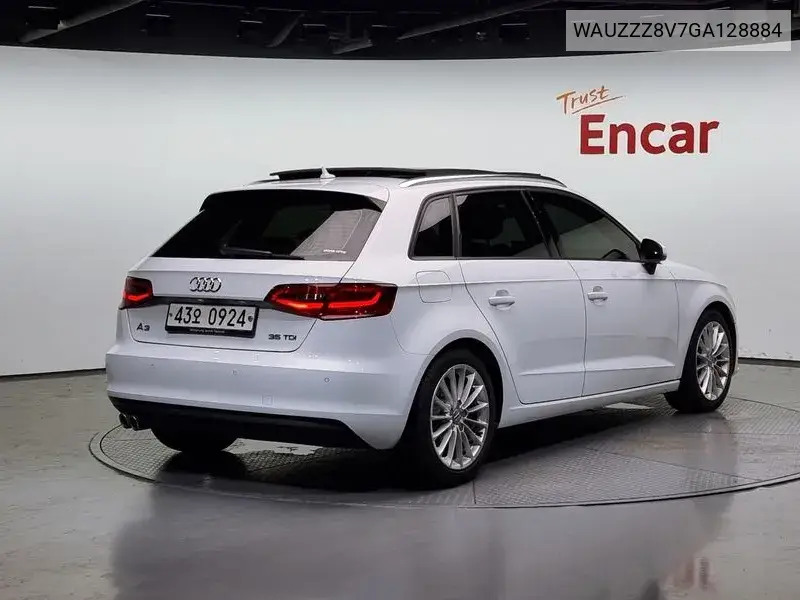 New A3 35 Tdi Dynamic Sportback 8V VIN: WAUZZZ8V7GA128884 Lot: 39982416