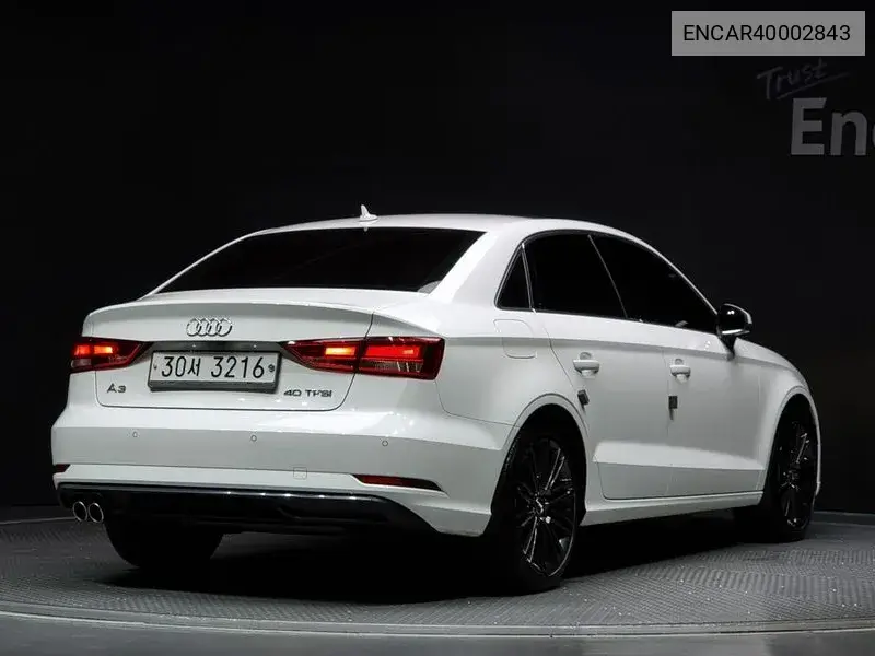 New A3 40 Tfsi 8V VIN: ENCAR40002843 Lot: 40002843
