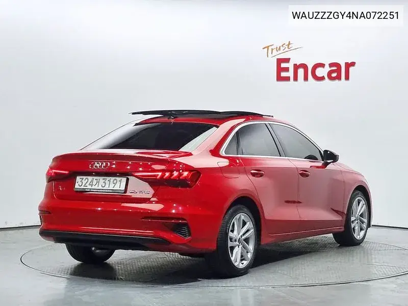 A3 (8Y) 40 Tfsi VIN: WAUZZZGY4NA072251 Lot: 39449203