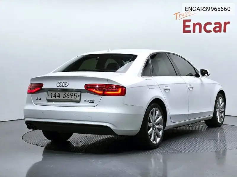 New A4 2.0 Tdi Quattro Dynamic B8 VIN: ENCAR39965660 Lot: 39965660