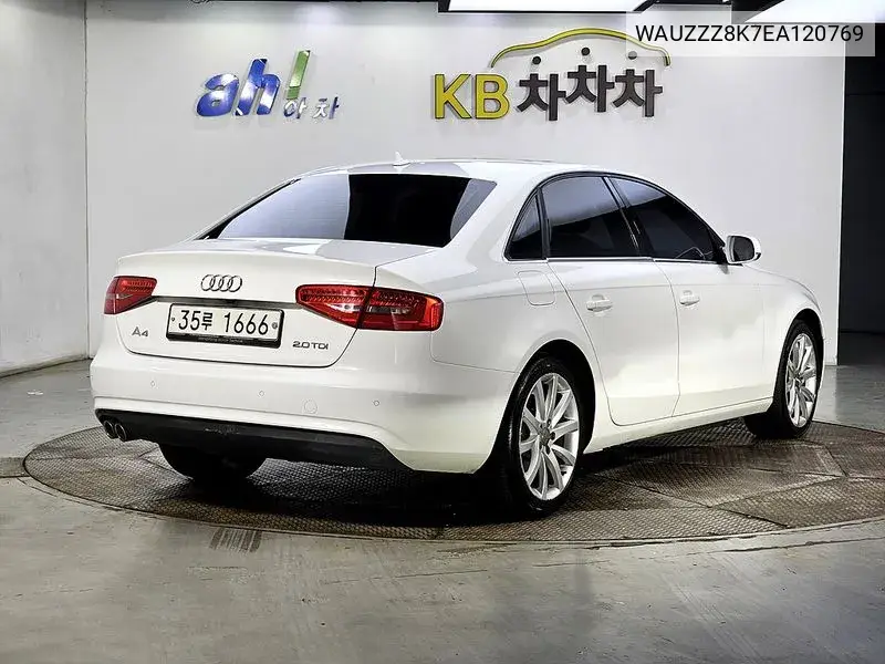 New A4 2.0 Tdi Dynamic B8 VIN: WAUZZZ8K7EA120769 Lot: 39641840