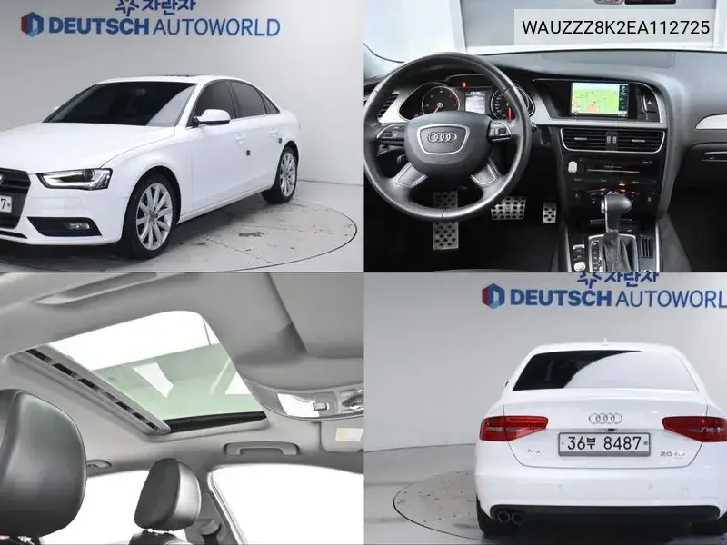 New A4 2.0 Tdi Quattro Dynamic B8 VIN: WAUZZZ8K2EA112725 Lot: 39978072
