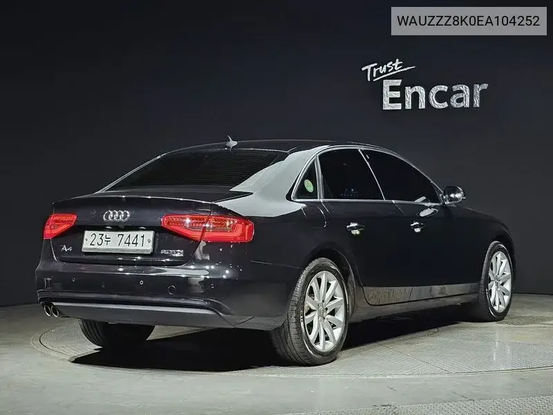 New A4 2.0 Tdi Quattro Dynamic B8 VIN: WAUZZZ8K0EA104252 Lot: 40139373