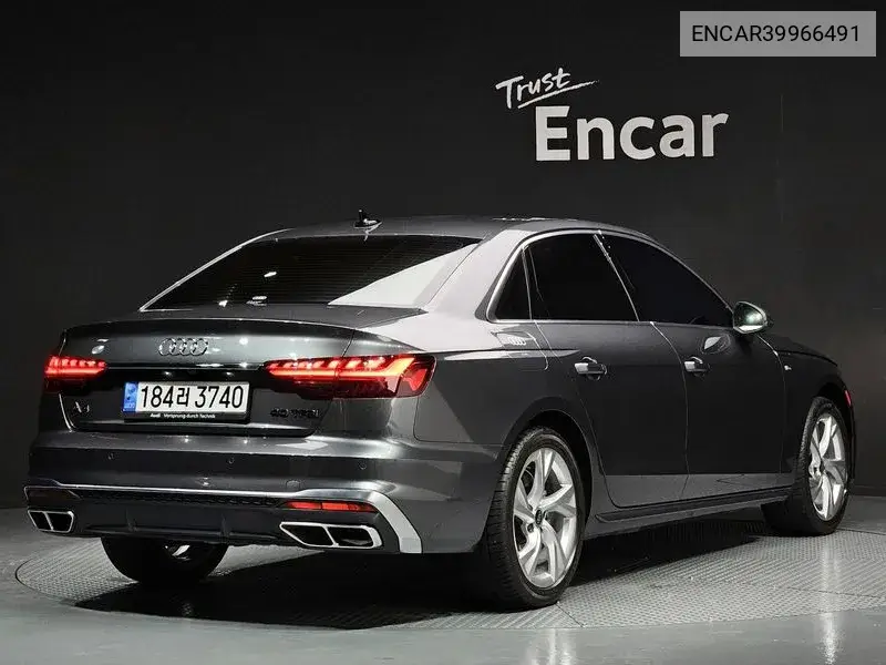 A4 (B9) 40 Tfsi Premium VIN: ENCAR39966491 Lot: 39966491