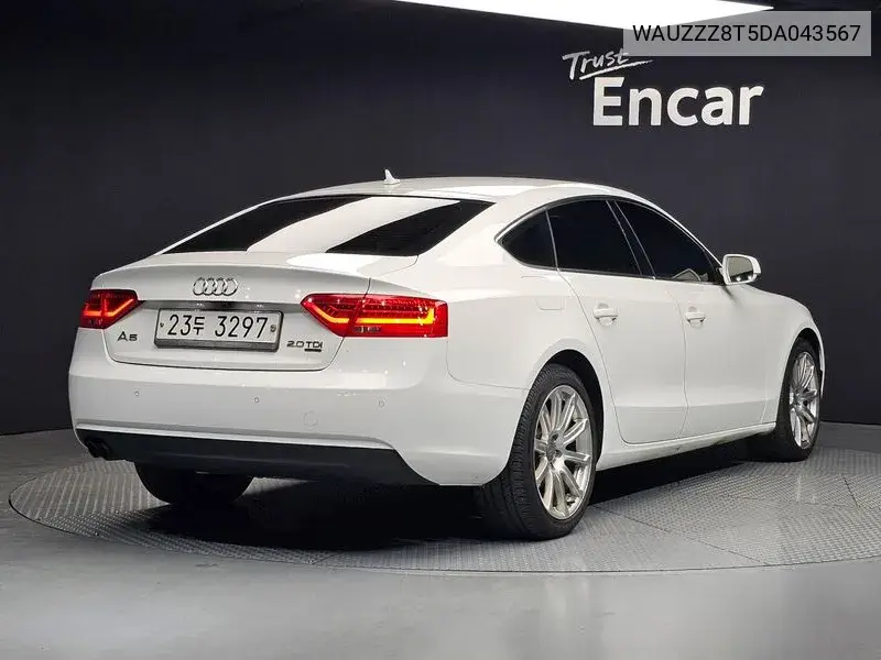 A5 2.0 Tdi Quattro Sportback 8Ta VIN: WAUZZZ8T5DA043567 Lot: 39619365