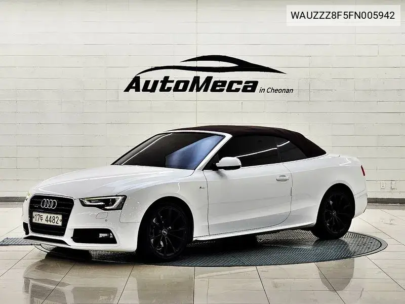 A5 40 Tfsi Quattro Cabriolet 8F7 VIN: WAUZZZ8F5FN005942 Lot: 39455451