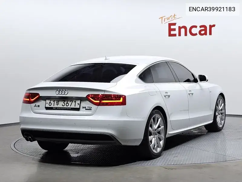 A5 35 Tdi Quattro Design Sportback 8Ta VIN: ENCAR39921183 Lot: 39921183