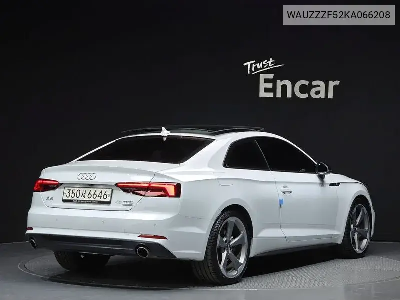 A5 (F5) 45 Tfsi Quattro Coupe VIN: WAUZZZF52KA066208 Lot: 39573520