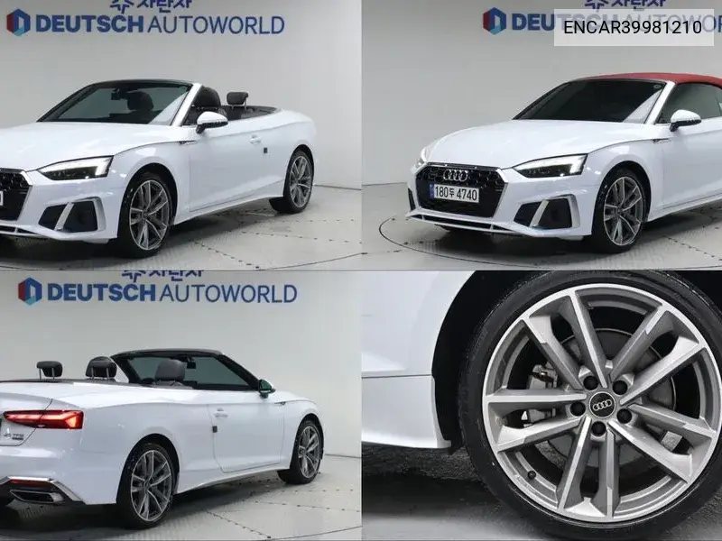 A5 (F5) 45 Tfsi Quattro Premium Cabriolet VIN: ENCAR39981210 Lot: 39981210