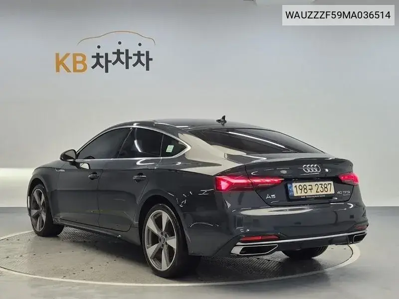 A5 (F5) 40 Tfsi Quattro Sportback VIN: WAUZZZF59MA036514 Lot: 39985245