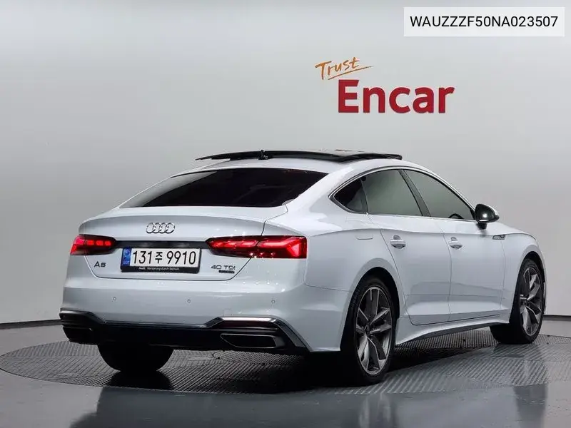 A5 (F5) 40 Tdi Quattro Premium Sport Bag VIN: WAUZZZF50NA023507 Lot: 39920309